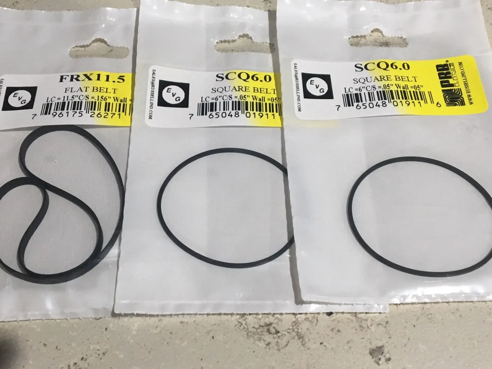 Sharp VZ-2000 cassette deck belt kit