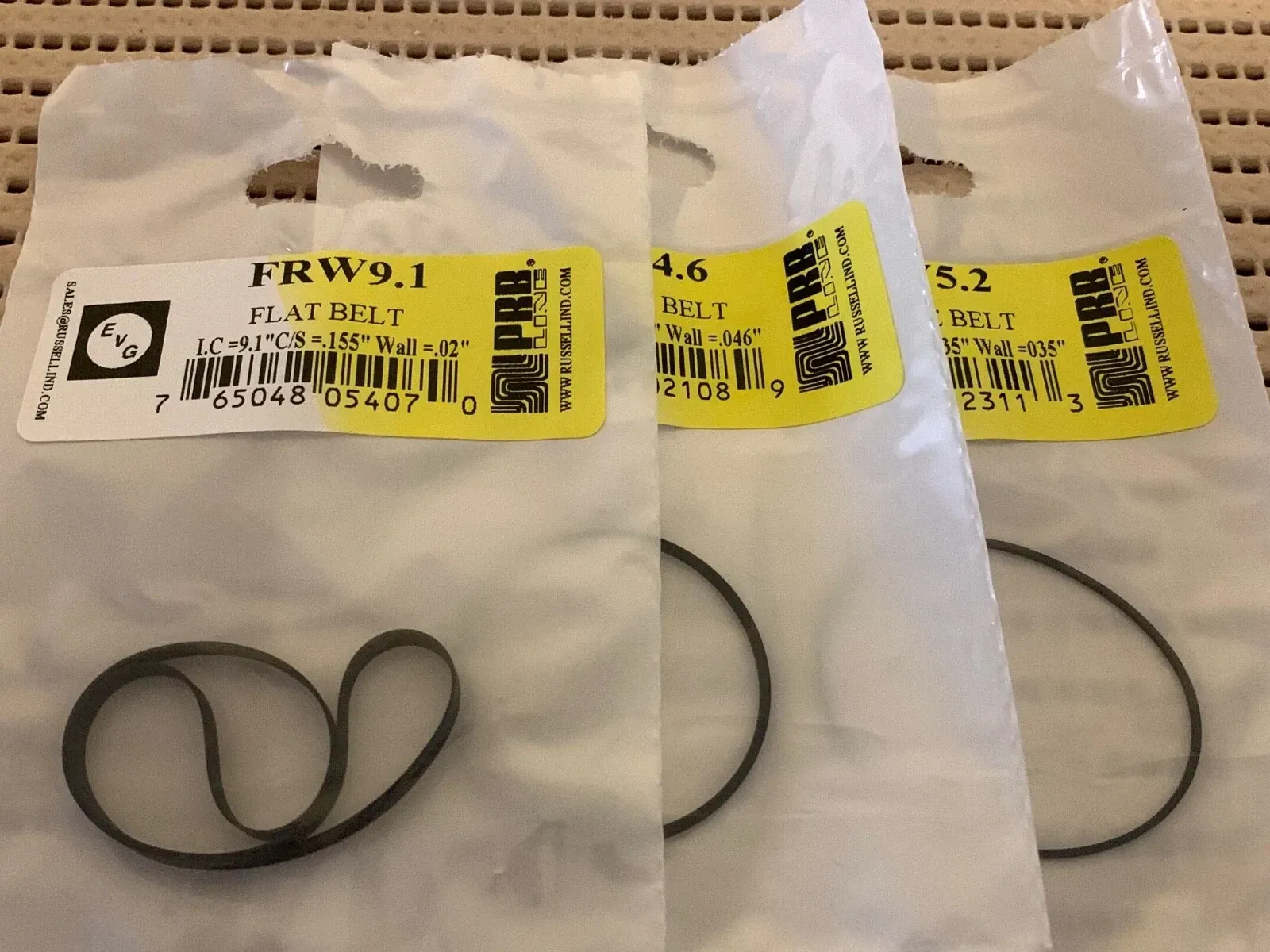 Marantz SD1000, SD1010, SD1015, SD3000, SD3020 Cassette Deck Belt Set