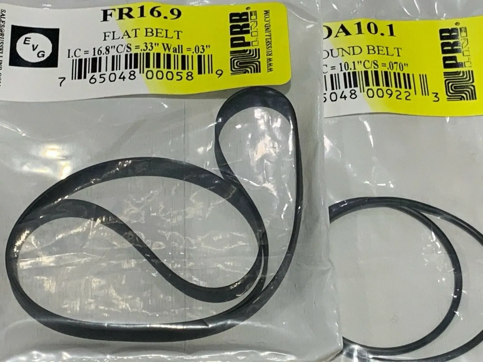 TEAC A-1200, A-1500, A-1600 reel-to-reel Capstan and Counter belt set
