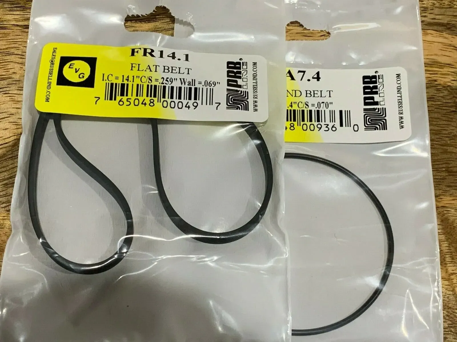 AKAI reel-to-reel Belt set for 1700, 1710 reel-to-reel Belt Set