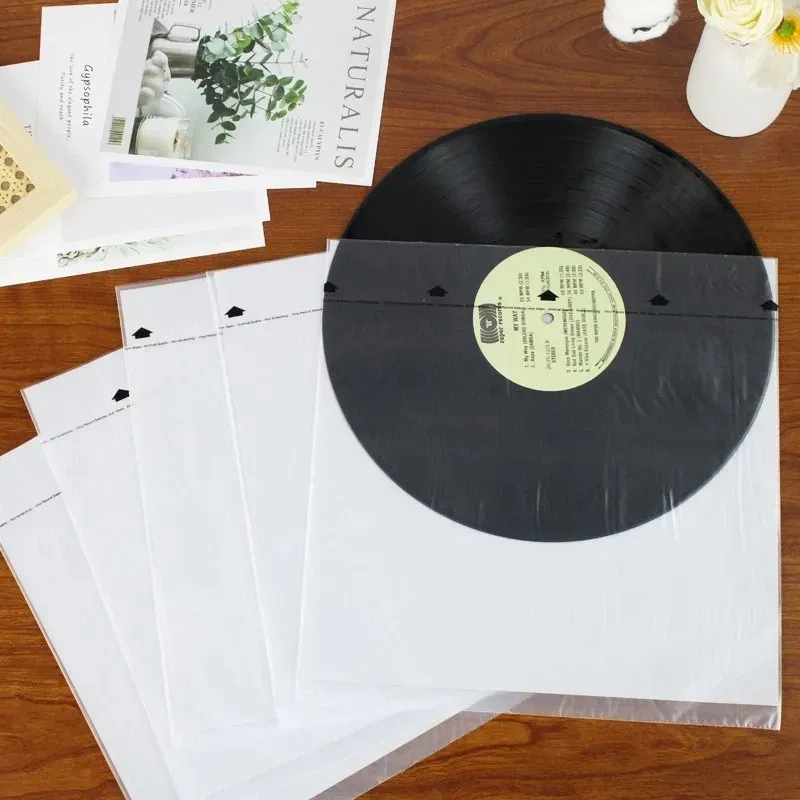 50 ANTI-STATIC RICE PAPER Inner Sleeves for Vinyl LP records LIKE MOFI Original