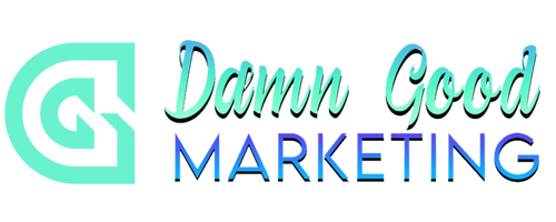 damn good marketing logo