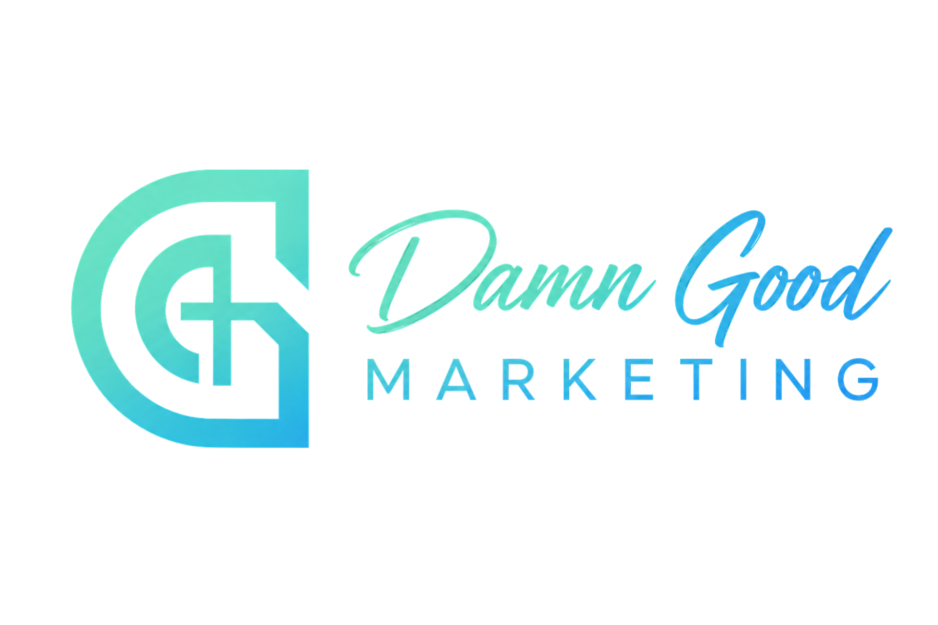 damn good marketing logo