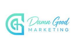 damn good marketing logo