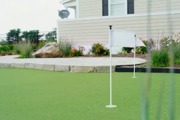 Artificial turf landscaping installation in Lexington, KY