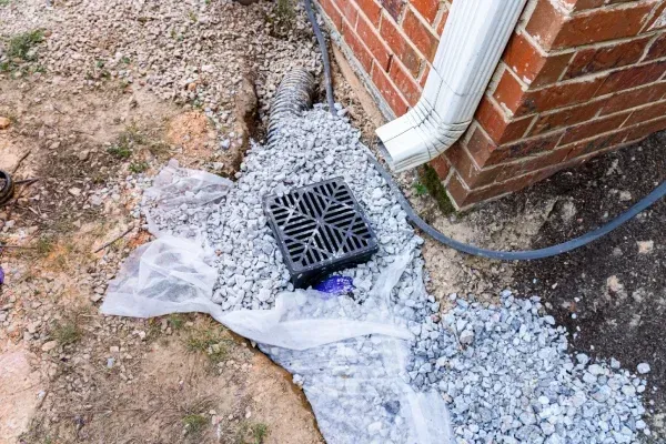 Drainage installation in Lexington KY