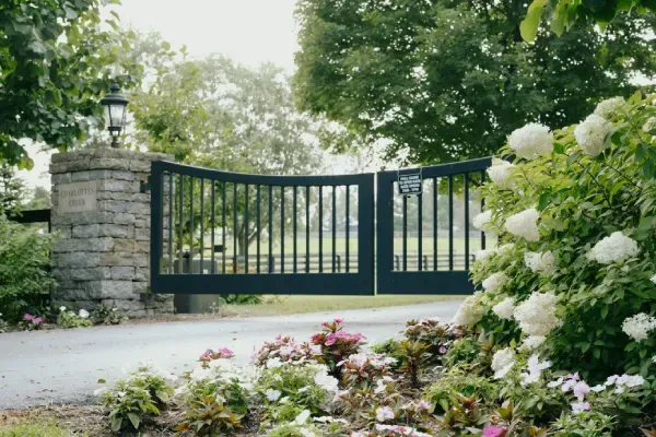 Landscaped outdoor space in Bourbon County, KY