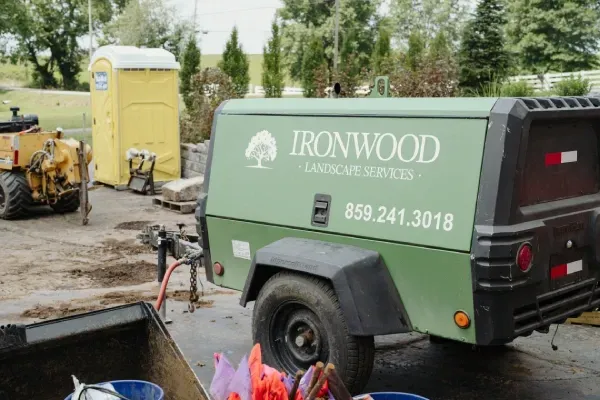 Outdoor landscaping in Nicholasville, KY