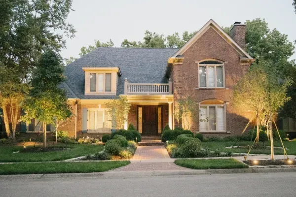 Landscape lighting installation in Lexington, KY