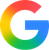 Google multicolor “G” logo on white background
