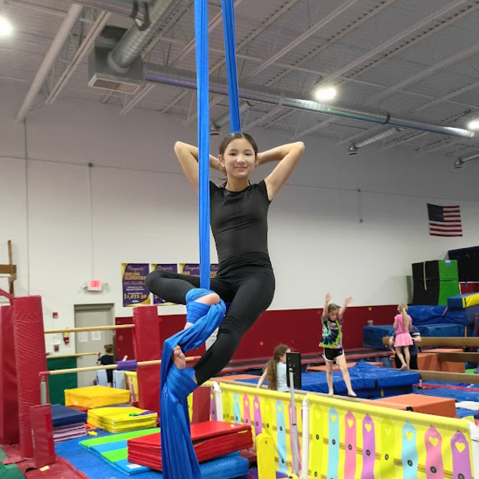 A logo for cutting edge gymnastics ninja parent information