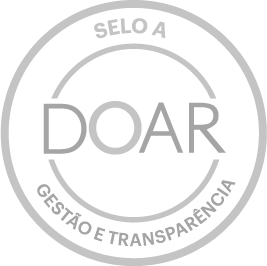 Um logotipo em preto e branco para uma empresa chamada doar