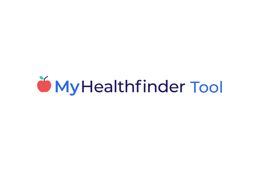 The logo for my healthfinder tool has an apple on it.