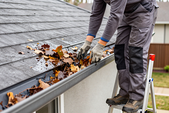 Gutter cleaning and maintenance