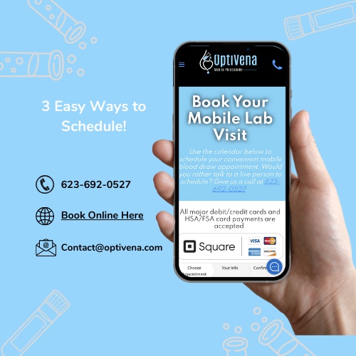 3 easy ways to book at home lab collection from optivena mobile phlebotomy