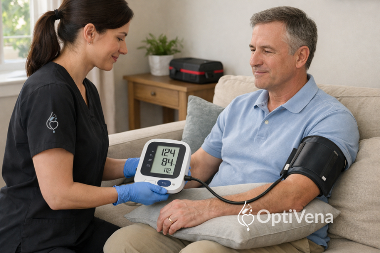 Therapeutic phlebotomy at home in Gilbert, AZ with OptiVena