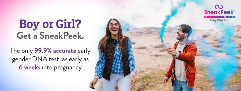 SneakPeek Clinical: know your baby's gender as early as 6 weeks