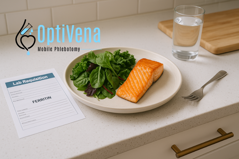 convenient and reliable at home lab work service with optivena mobile phlebotomy