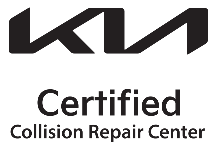 A black and white logo for a recognized repair center.