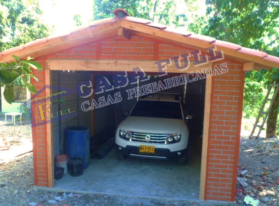 vivienda prefabricada garaje
