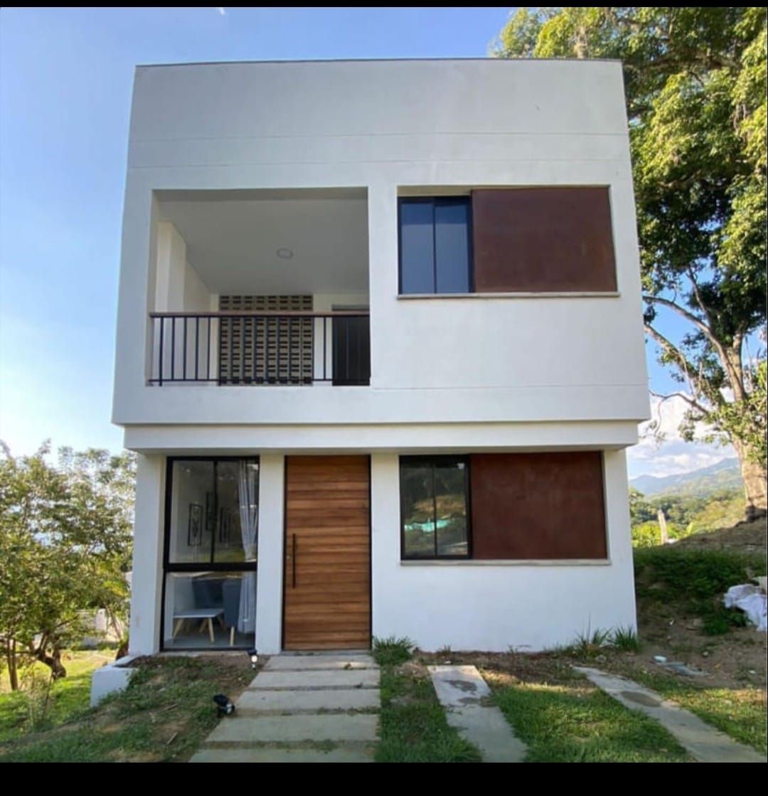 casa prefabricada cubo 2N obra blanca