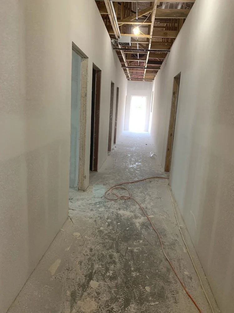 Fresh exterior paint update on a residential property
