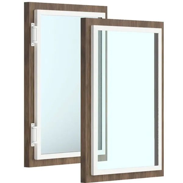 Vaste- en scharnierende voorzetramen met een ruime keuze uit framekleuren en glassoorten.