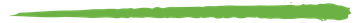 Un coup de pinceau vert sur fond blanc.