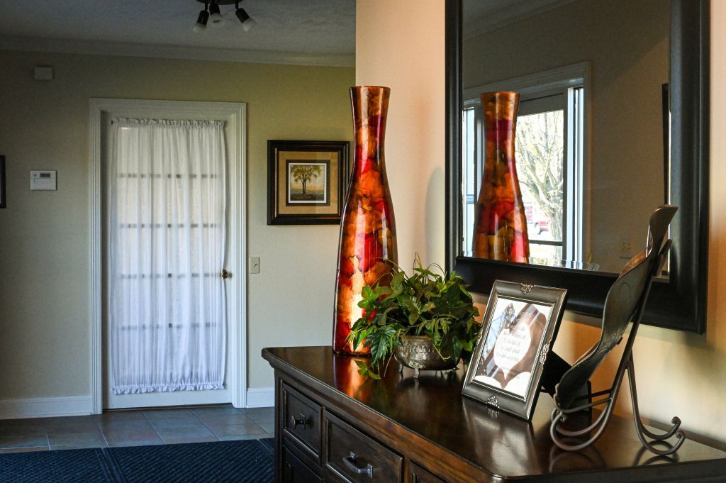 Forest Chapel Hallway at Cruz Family Funeral Home and Cremation Service