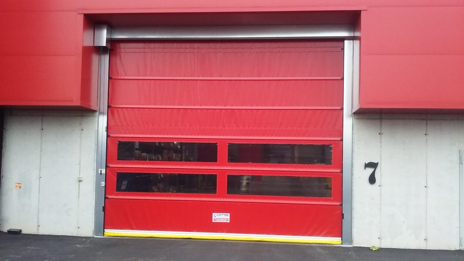 Porta rapida rossa