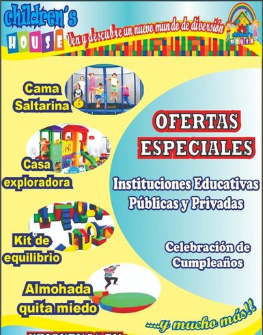 Telas Chano y Comercial Villegas, juegos para niños.