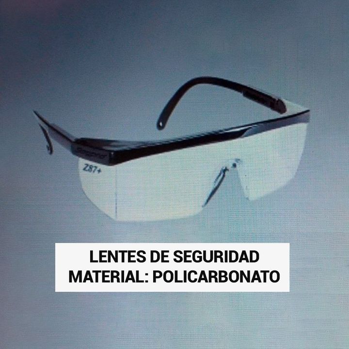 Telas Chano  y  Comercial Villegas, lentes de seguridad.