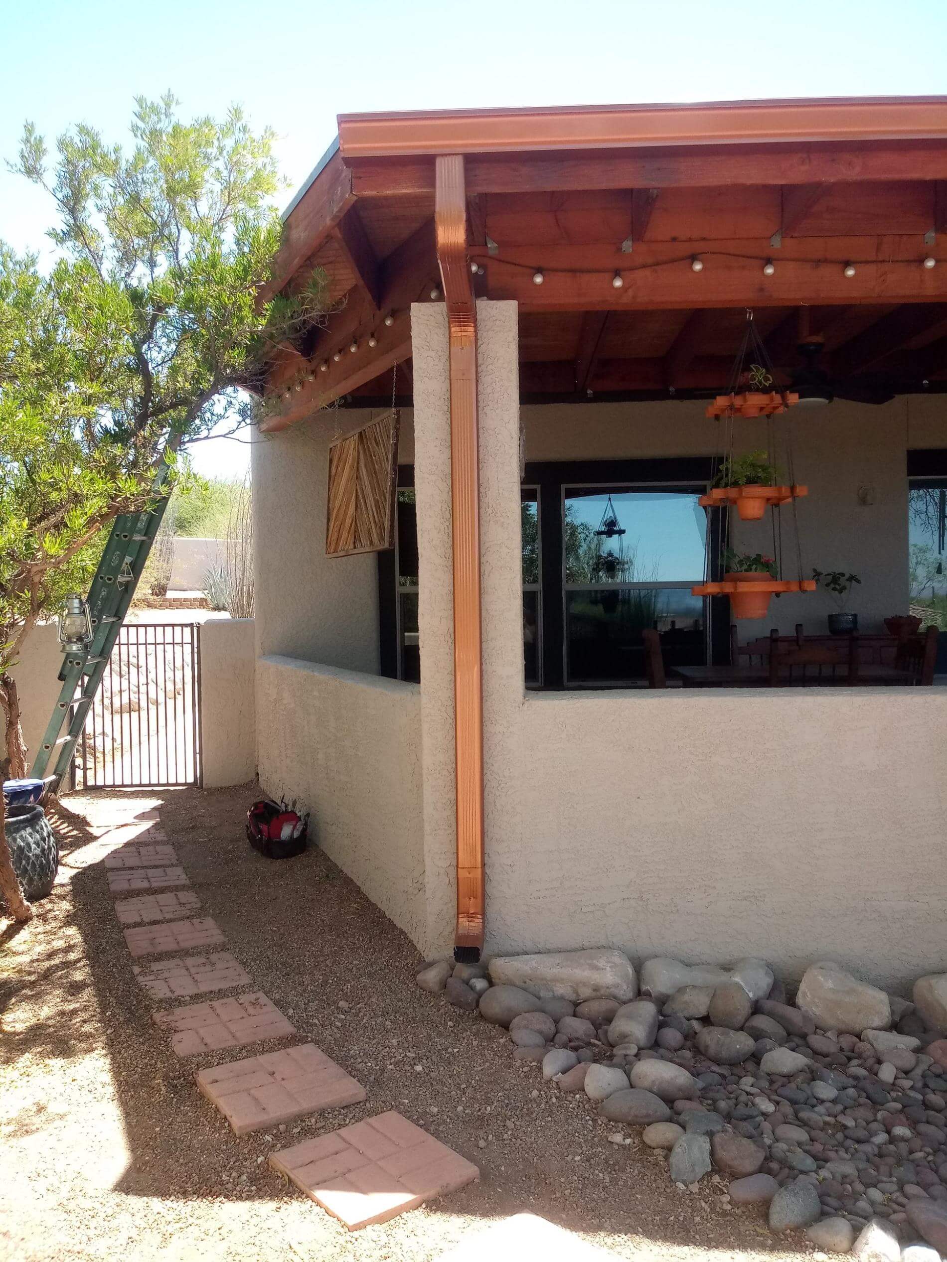 copper gutters