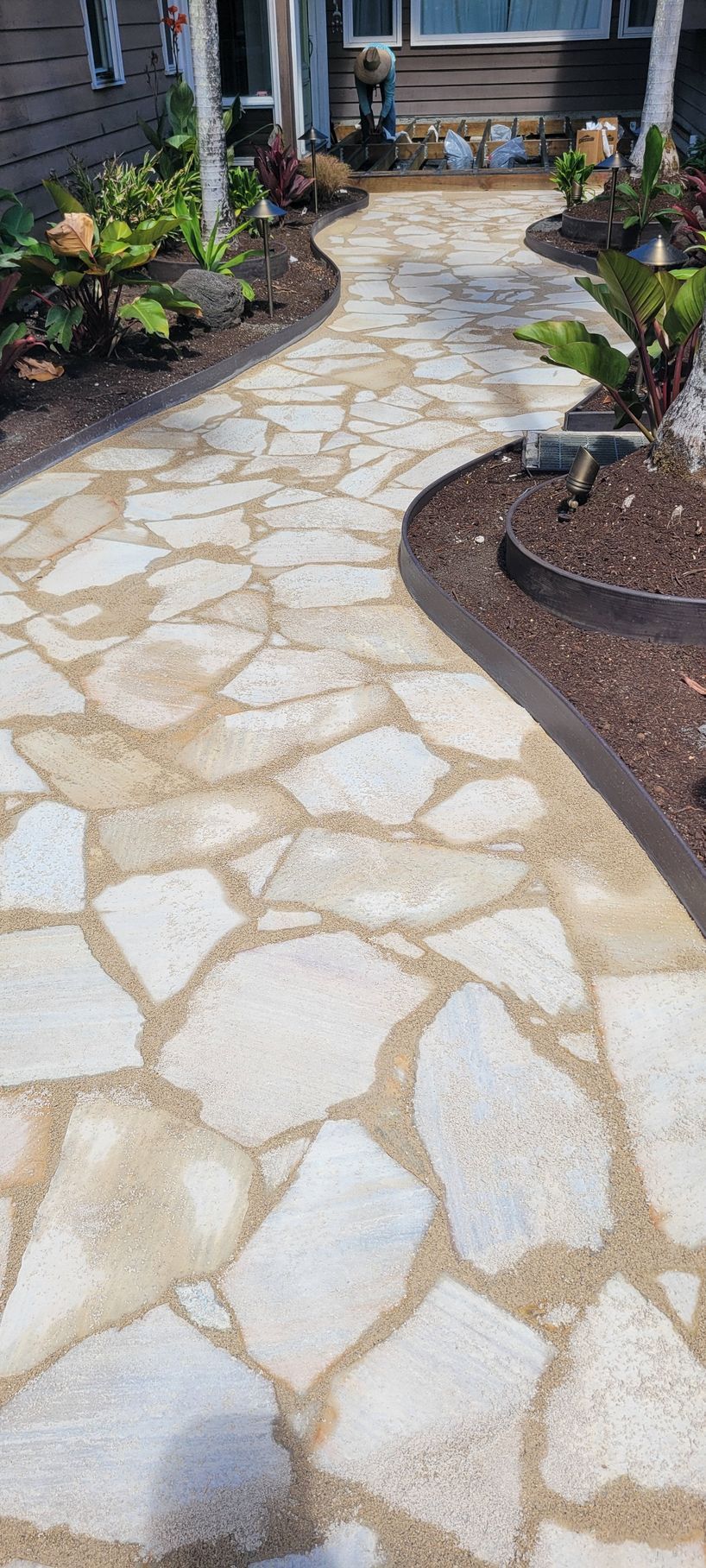 installed pavers