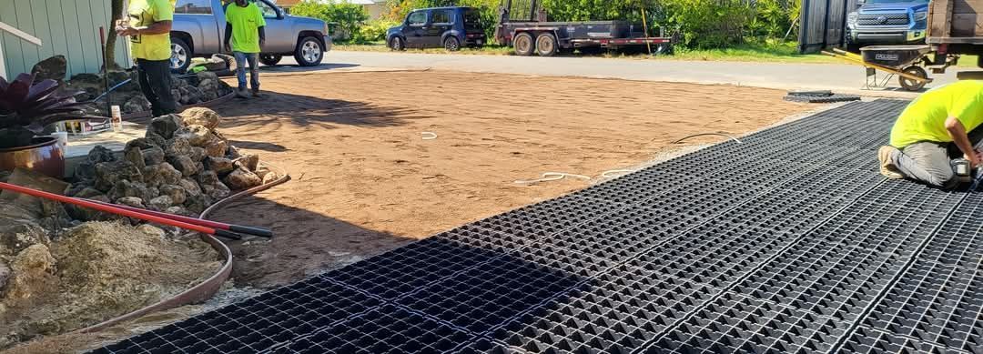 grass installation