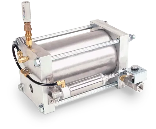 A close up of an air compressor with a fan attached to it.