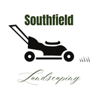 Pontiac Landscaping Logo with lawn mower image