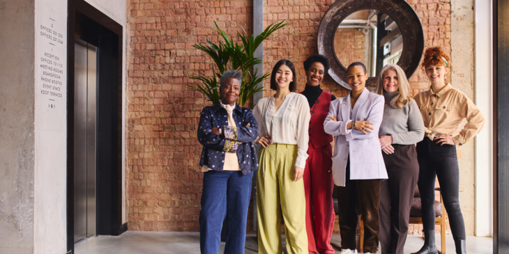 Team photo at work
