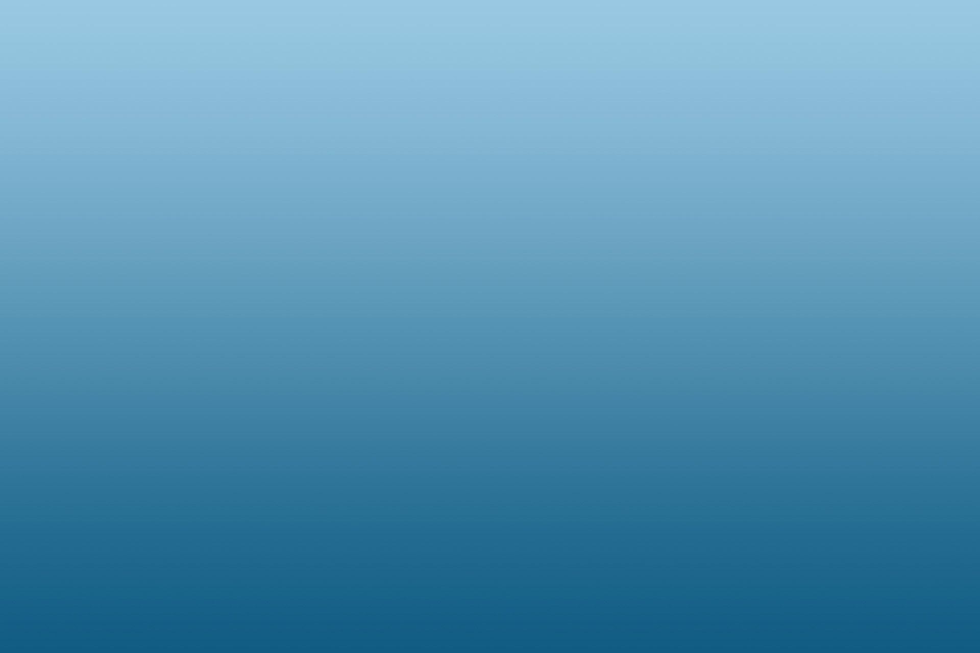 Blue gradient background fading from light blue at top to dark teal at bottom