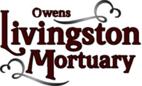 The logo for sample funeral home is shown on a white background.