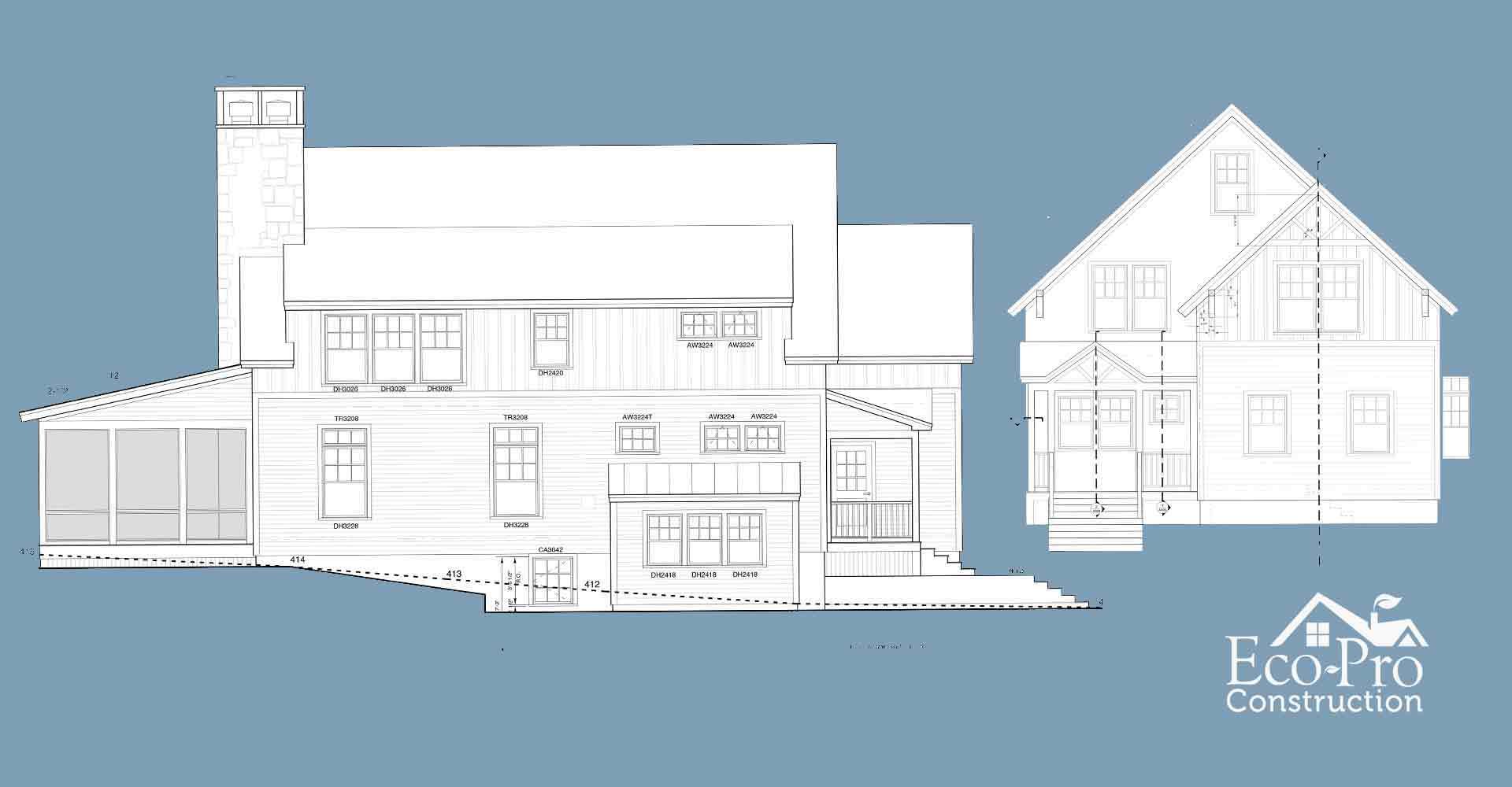 Custom Home Construction in Waterford, ME.