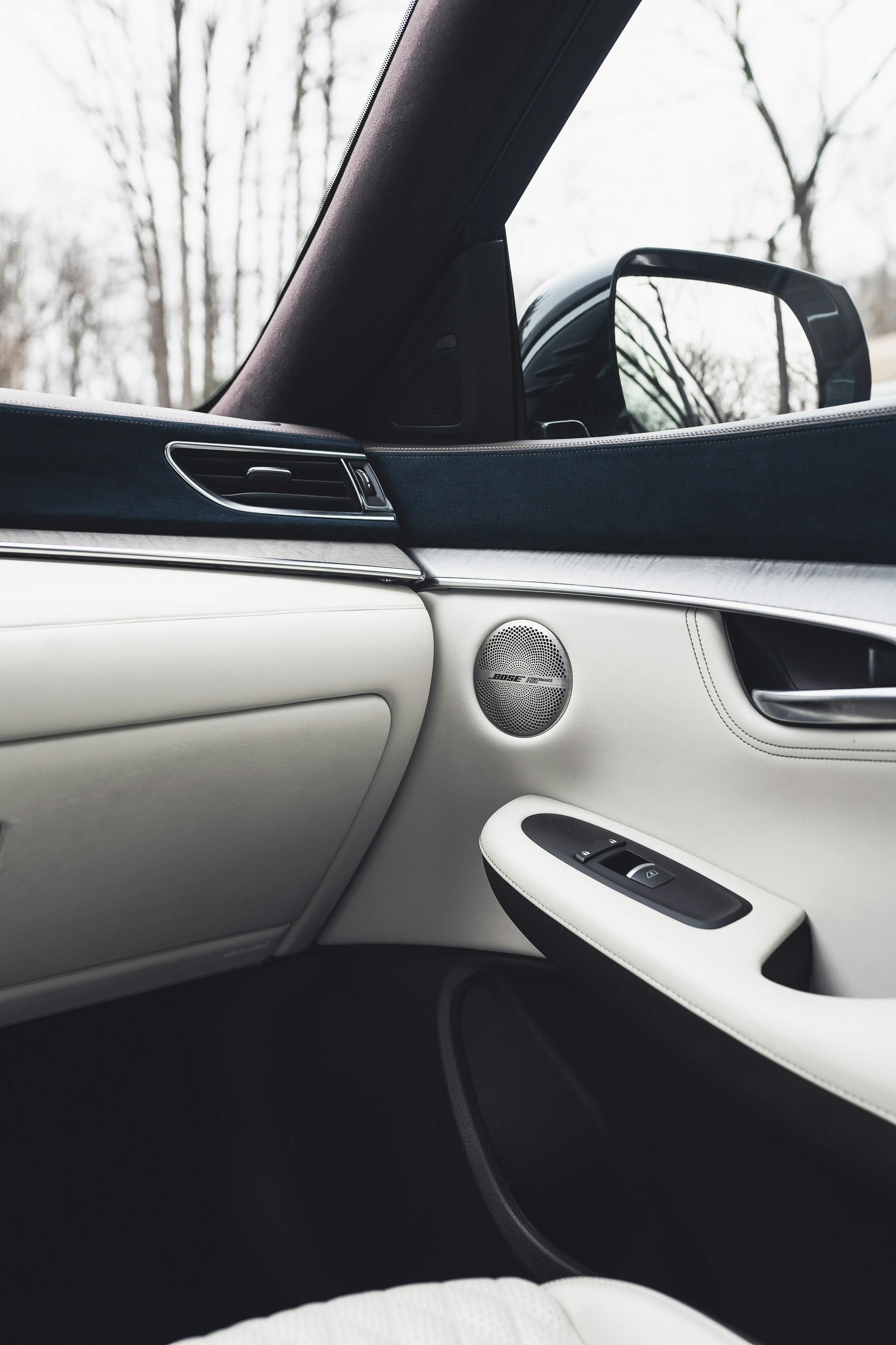 car side window - a perspective from inside the car