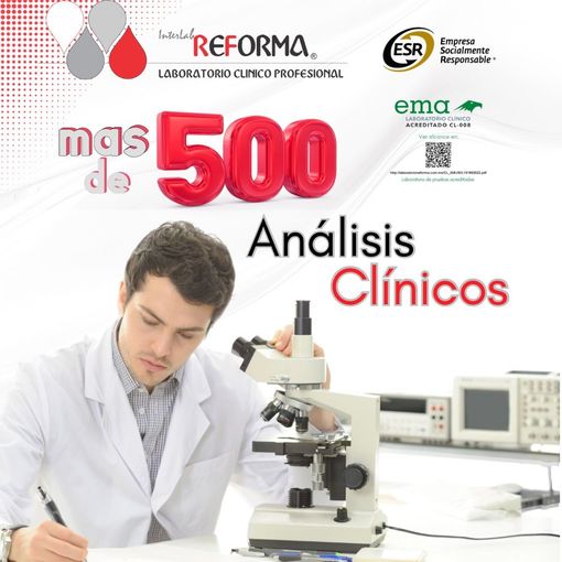 LABORATORIO CLÍNICO PROFESIONAL REFORMA- química clínica LABORATORIO CLÍNICO PROFESIONAL REFORMA- química clínica