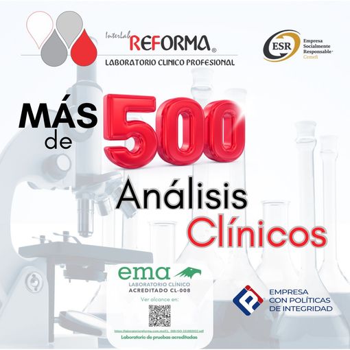 LABORATORIO CLÍNICO PROFESIONAL REFORMA- química clínica LABORATORIO CLÍNICO PROFESIONAL REFORMA- química clínica