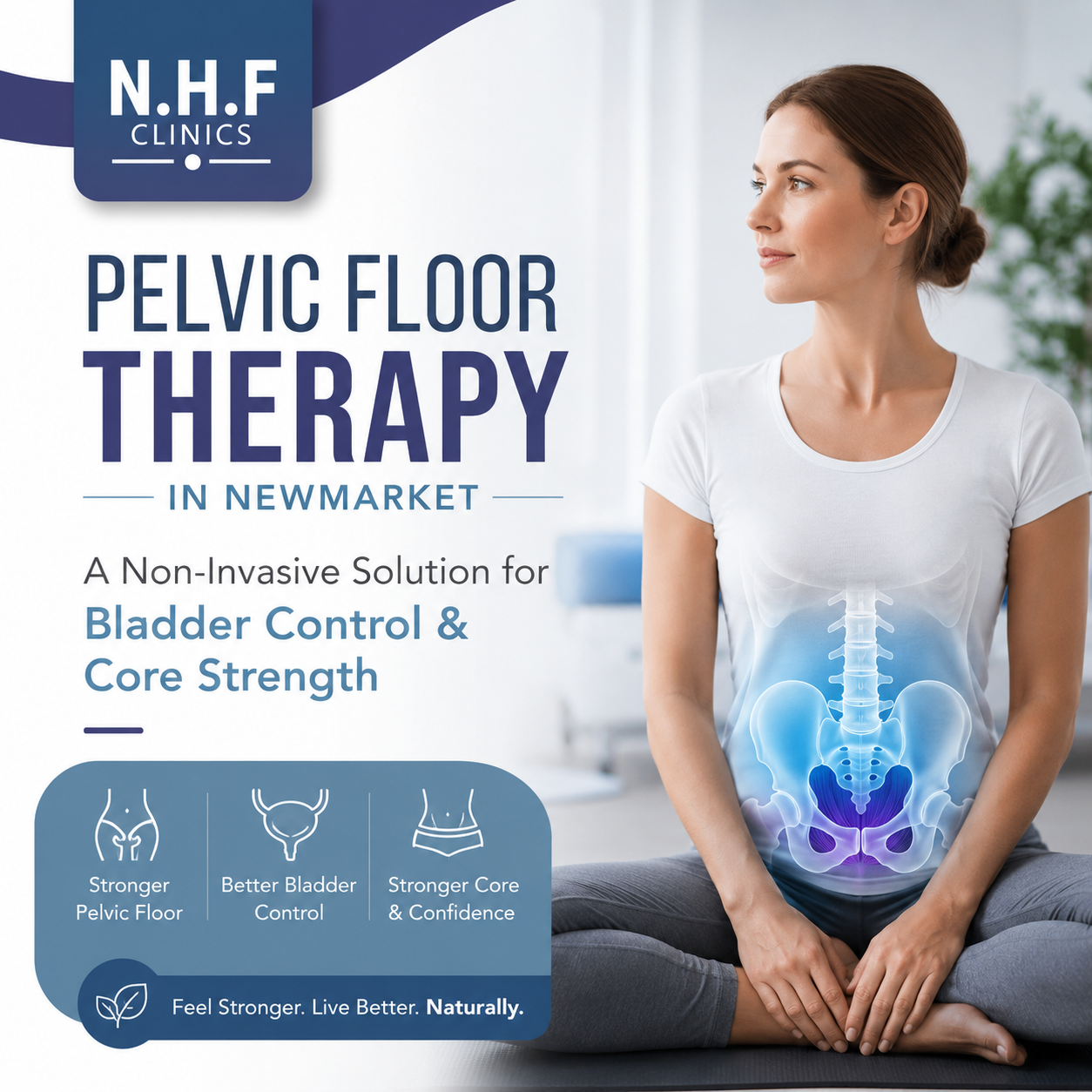 Pelvic floor therapy — a non-invasive solution for bladder control and core strength at N.H.F Clinic