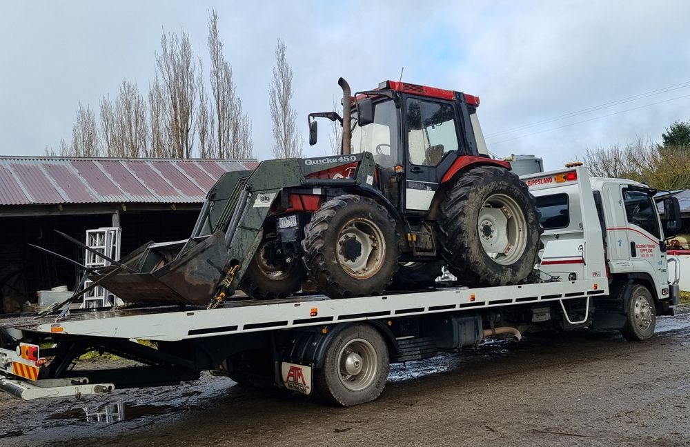 Towing Tractor — Warragul, VIC — Accident Towing Gippsland Towing Tractor — Warragul, VIC — Accident Towing Gippsland