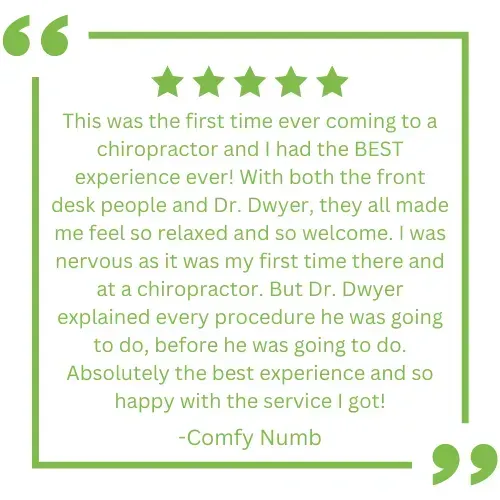 Comfy Numb's Review — Charlotte, NC  — Greenapple Sports & Wellness