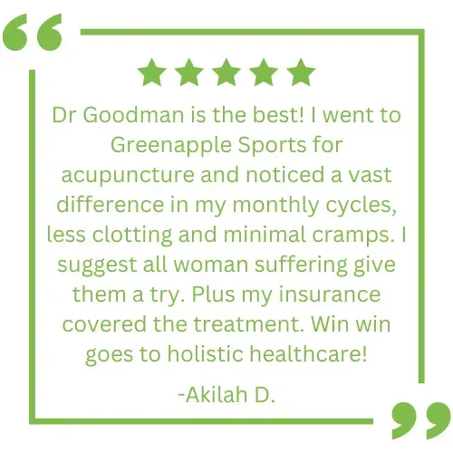 Akilah's Review — Charlotte, NC  — Greenapple Sports & Wellness