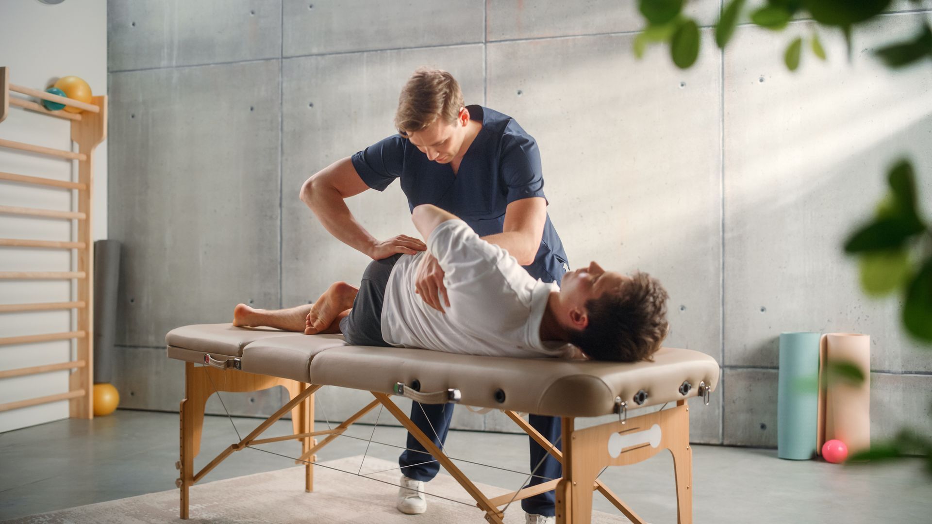 Patient Undergoing Physical Therapy in Clinic — Charlotte, NC — Greenapple Sports & Wellness