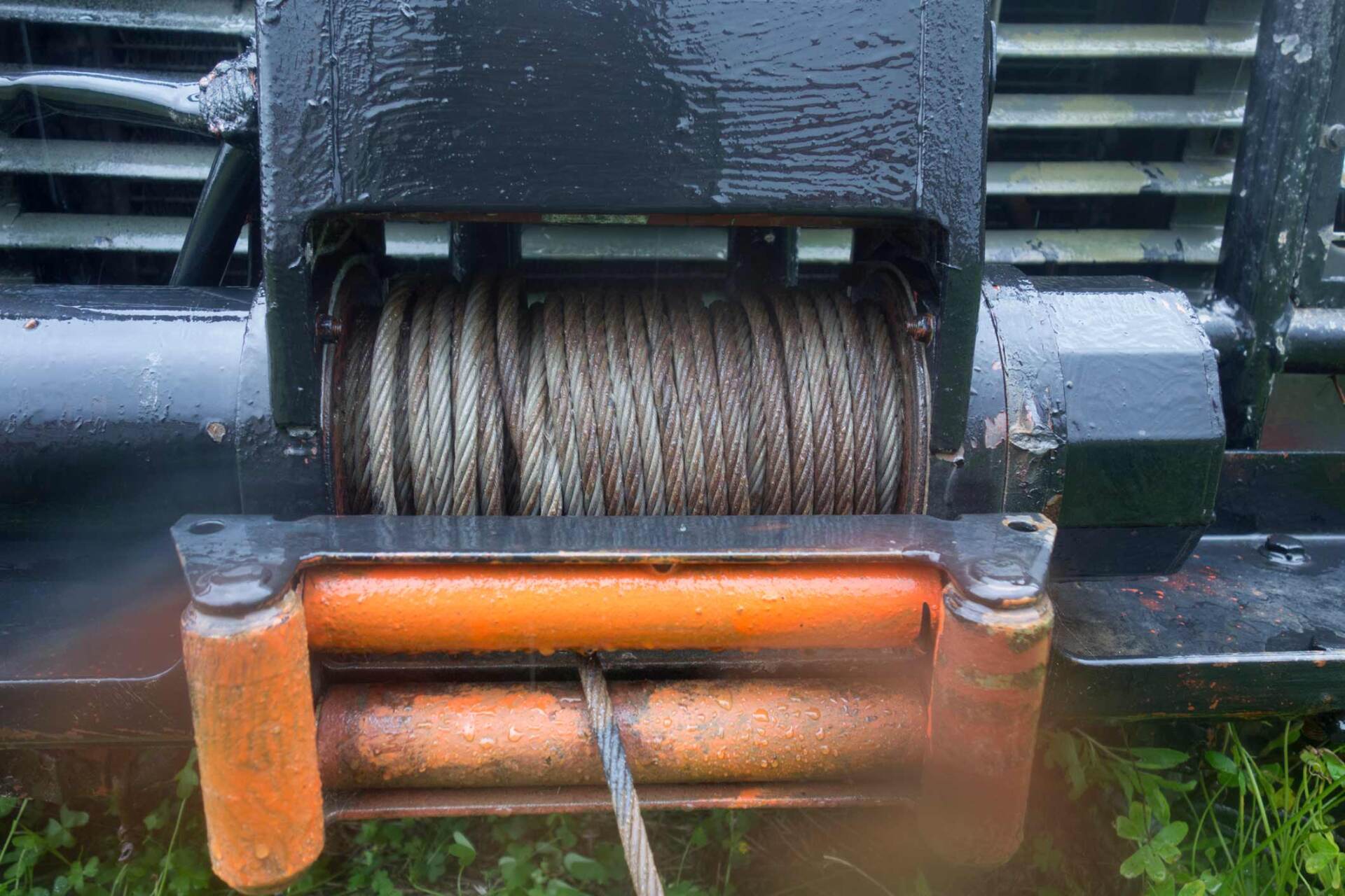 Tow winch with hook pulling out of view — Gary, IN — Macer Transportation Tow winch with hook pulling out of view — Gary, IN — Macer Transportation